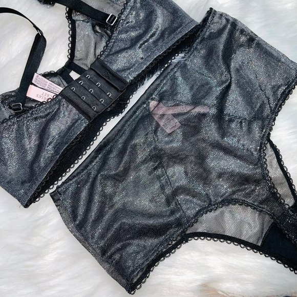 Victoria Secret Bra& Pantie SET 34D/M NWT - Picture 4 of 4